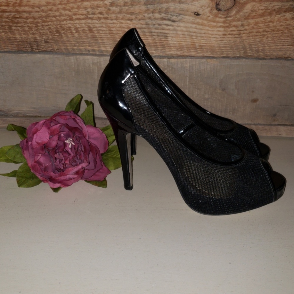 Martinez Valero Mesh See Through Heels